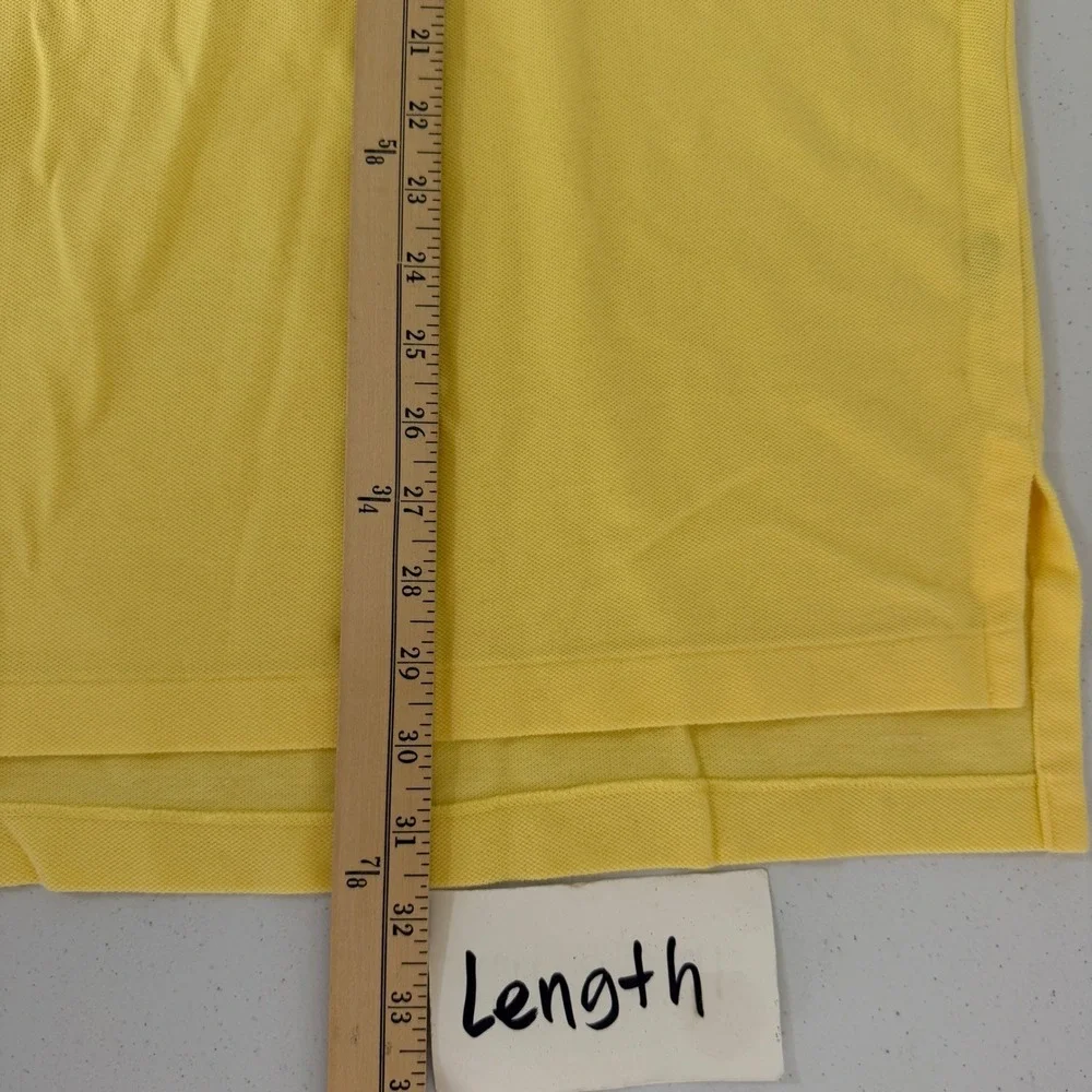 Polo Ralph Lauren Polo Shirt Mens XXL Short Sleeve Pique Yellow